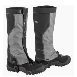 Women's Louis Garneau Robson MT3 Black/Grey Waterproof Gaiters